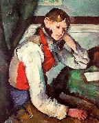 Boy in a Red Waistcoat, Paul Cezanne